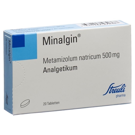 MINALGIN Tabl 500 mg oval