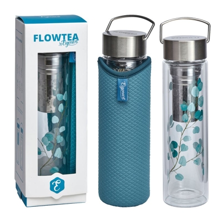 HERBORISTERIA Flowtea Glasflasche 350ml Eucalyptus