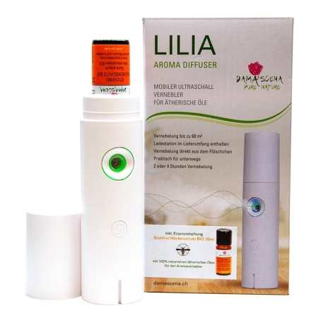 DAMASCENA Aromavernebler LILIA Stichfrei Bio