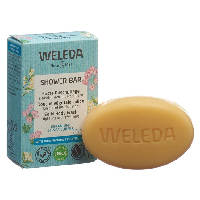 WELEDA Твердый уход для душа Gera+Litsea Cub