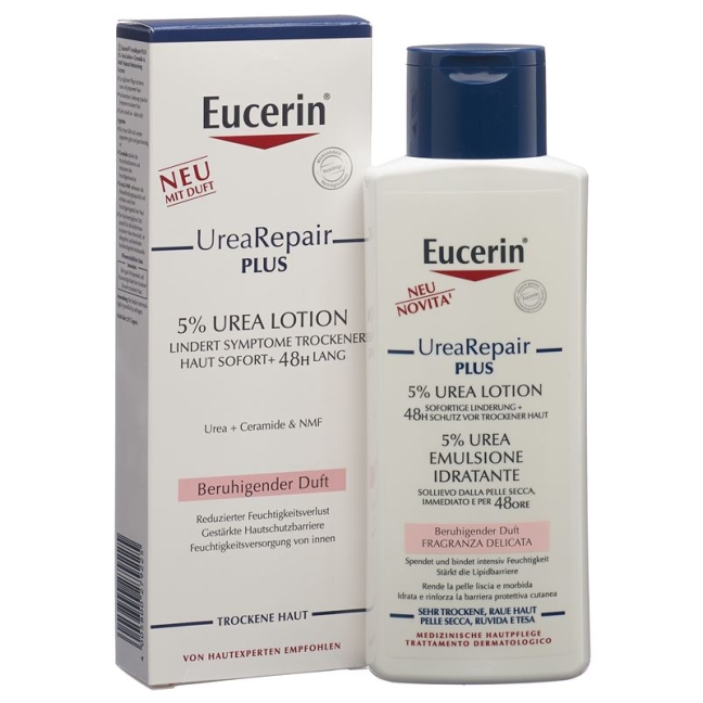 Eucerin Urea Repair PLUS Лосьон 5% мочевина с ароматизатором во флаконе 400 мл