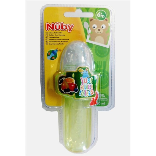 Nuby Easy Squeezy Feeder 40 мл 6 месяцев+