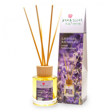 DAMASCENA Lavendel Raumduft m Holzstäb Bio