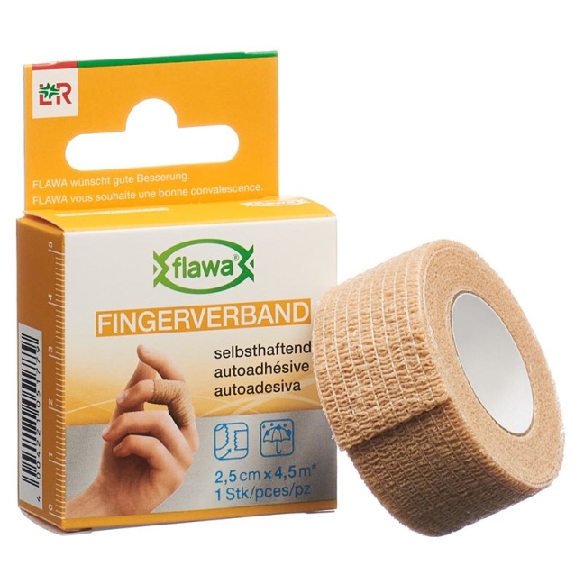 FLAWA Fingerverband selbsthaftend 2.5cmx4.5m hf