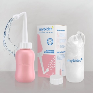 MYBIDET Po-Dusche und Intim-Dusche 300ml sanf rosa