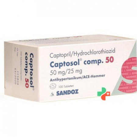 Captosol Comp 50/25 100 tablets