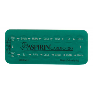 Aspirin Cardio 100mg 90 Tabletten