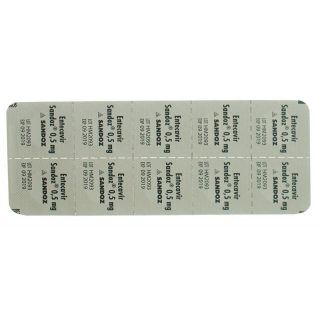 Entecavir Sandoz Filmtabletten 0.5mg 30 Stück