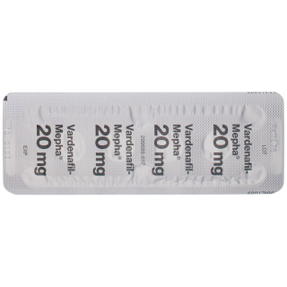 Vardenafil Mepha Lactab 20mg 4 Stück