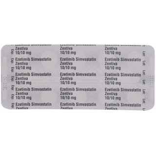 Ezetimib Simvastatin Zentiva Tabletten 10/10mg 28 Stück