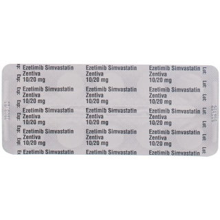 Ezetimib Simvastatin Zentiva Tabletten 10/20mg 98 Stück