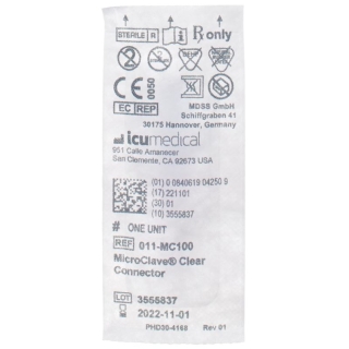 Microclave connector transparent