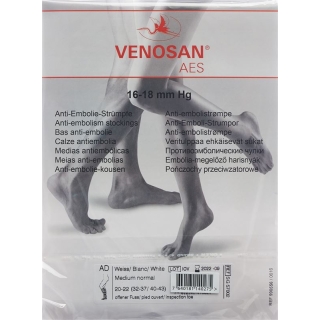 Venosan Aes Ad M Long Open Белый 1 пара