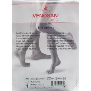 Venosan Aes Ad XL Long Open Белый 1 пара