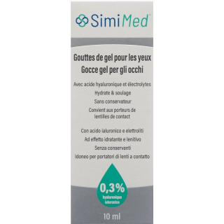 Simimed Augen Gel Tropfen 0.3% Hyaluron 10ml