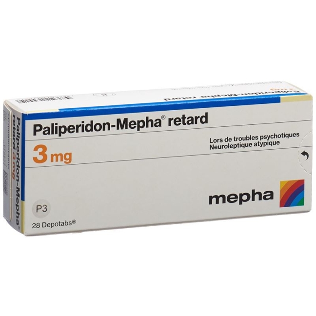 Paliperidon Mepha Retard Depotabs 3mg 28 Stück