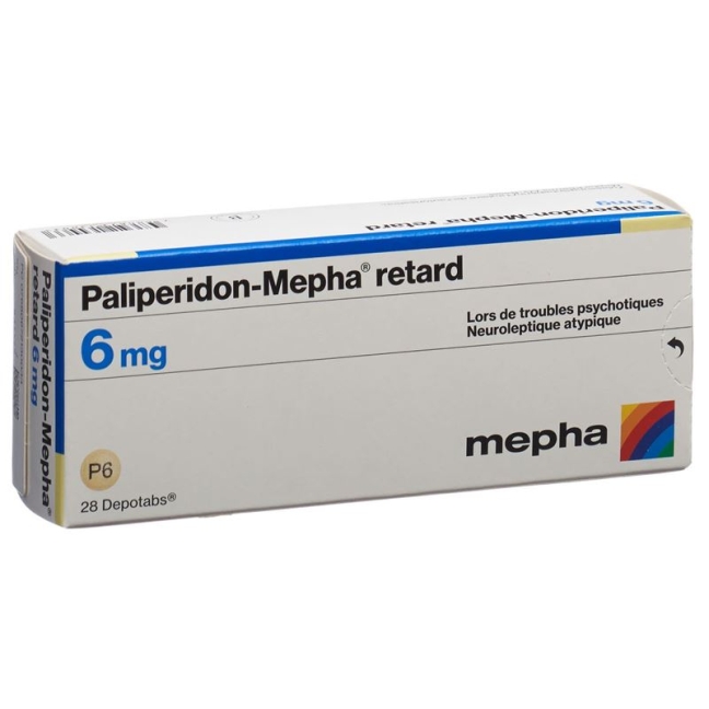 Paliperidon Mepha Retard Depotabs 6mg 28 Stück