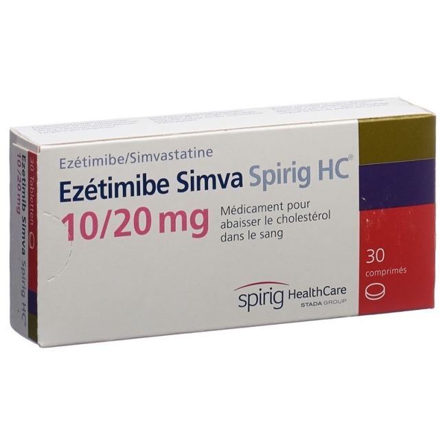 Ezetimib Simva Spirig HC Tabletten 10/20mg 30 Stück