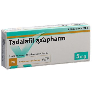 Tadalafil Axapharm Filmtabletten 5mg 28 Stück