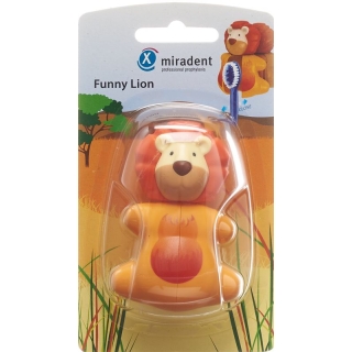 Miradent Funny Snapper Toothbrush Holder Lion