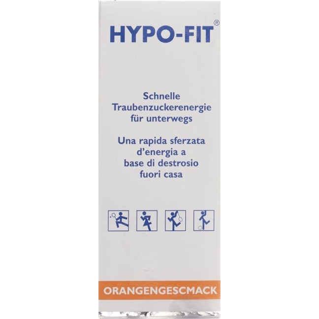Hypo-fit Flüssigzucker Orange Beutel 12 Stück