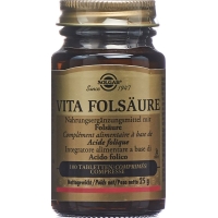 Solgar Vita таблетки фолиевой кислоты 100 шт.