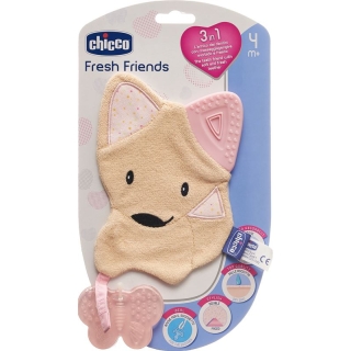 Chicco Softtierchen Abnehmbarem Beissring Girl 4m+