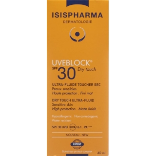 Isis Pharma Uveblock Dry Touch SPF 30 Tube 40ml