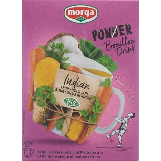 Morga Powerpowder Bouillondri Indi Bio 10 Beutel 4g