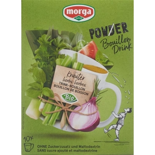 Morga Powerpowder Bouillondri Kraeu Bio 10 Beutel 4g