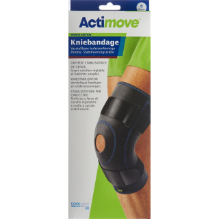 Actimove Sport Knee Support S Adjustable Pad Stabilising Bars