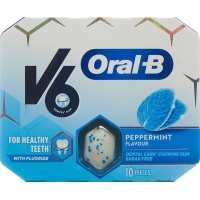 Жевательная резинка V6 Oralb &laquo;Мята&raquo; в блистерах 10 шт.