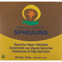 Marcus Rohrer Spirulina, коробка для заправки таблеток, 540 шт.