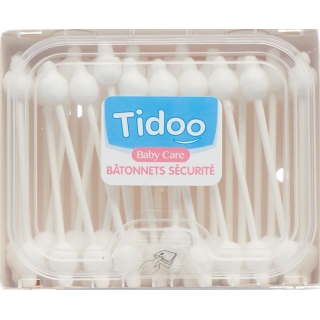 Ватные палочки Tidoo органическая коробка, 50 шт.
