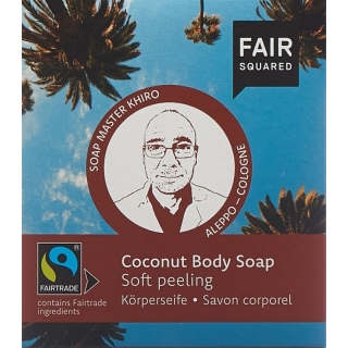 Fair Squared Body Soap Coco Soft Peeling 2x 80g