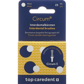 Щетки Top Caredent Circum 3 Int серые 25 шт.