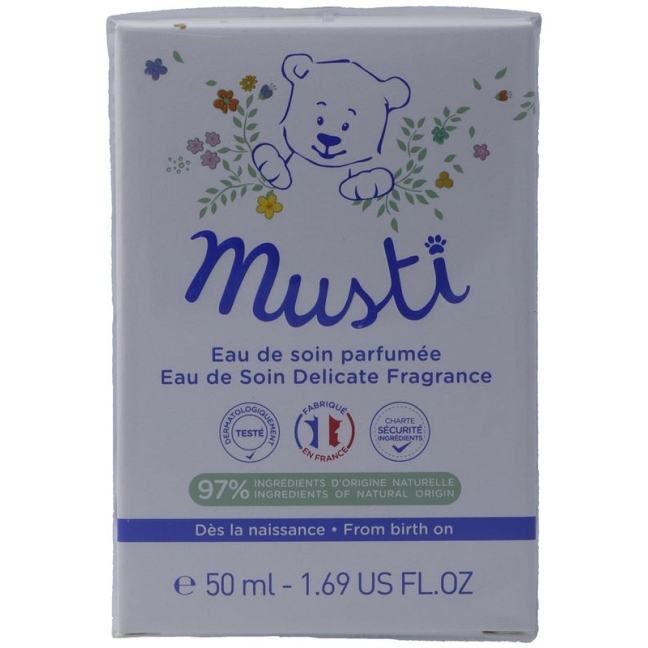 Mustela BB Musti Pflegewasser Parfüm Spray 50ml