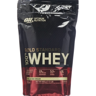 OPTIMUM 100% Whey Gold стандартный ванильный лед