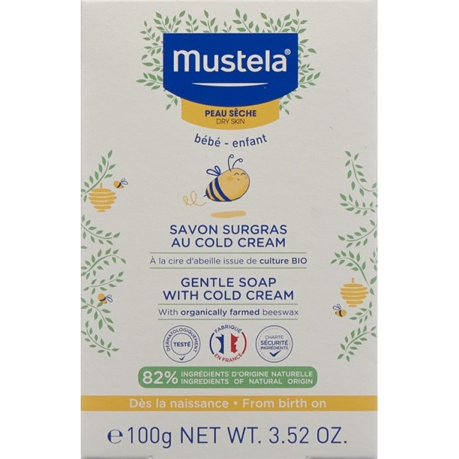 MUSTELA BB Увлажняющее мыло с холодным хромом (n)
