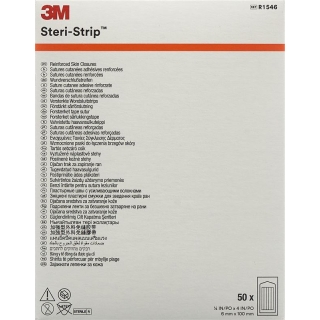 Полоски 3M Steri Strip 6х100мм белые армированные 50х10 шт.