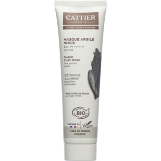 Cattier Soins Visage Masque Argile Noire 100ml