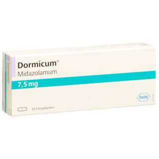 Dormicum Filmtabletten 7.5mg 10 Stück