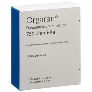 Orgaran Inj Lös 750 Е/0,6мл 10 А 0,6 мл