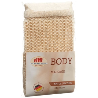 Riffi massage glove Nature Sisal