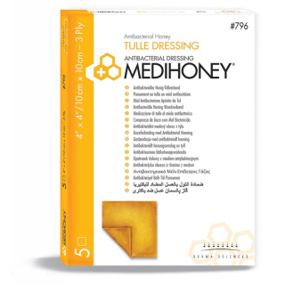 Medihoney Medical Honey Tuell 10x10cm Anti St 5 Stück