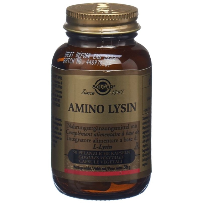 Solgar Amino Lysine капсулы 50 шт.