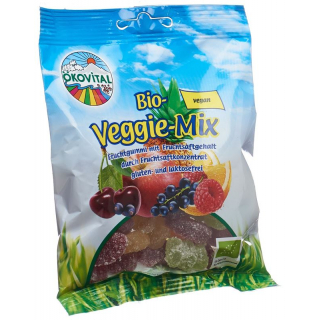 Ökovital Fruchtgummi Veggie Mix Gelatine 100 g