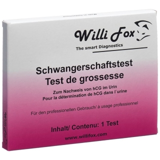 Willi Fox urine pregnancy test