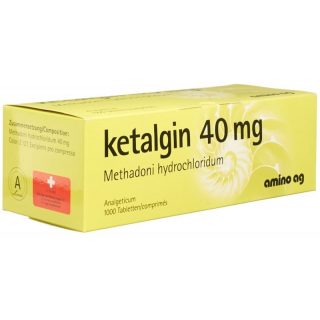 Ketalgin Tabl 40 mg 1000 pcs