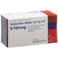 Valsartan Amlo Spirig HC Filmtabletten 5/160mg 98 Stück Valsartan Amlo Spirig HC Filmtabletten 5/160mg 98 Stück